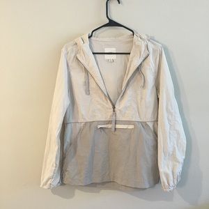 Thread + supply pullover rain jacket